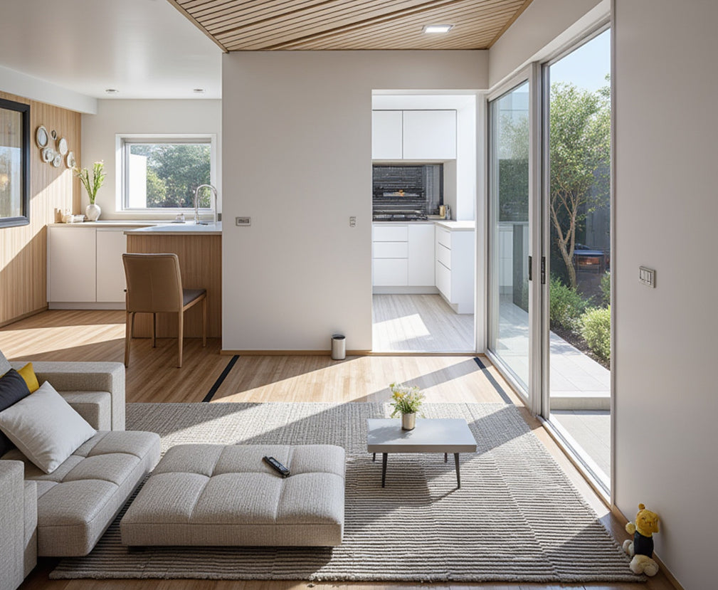 Modern 2 Bedroom Expandable Prefab Home, Cabin-Style Modular House