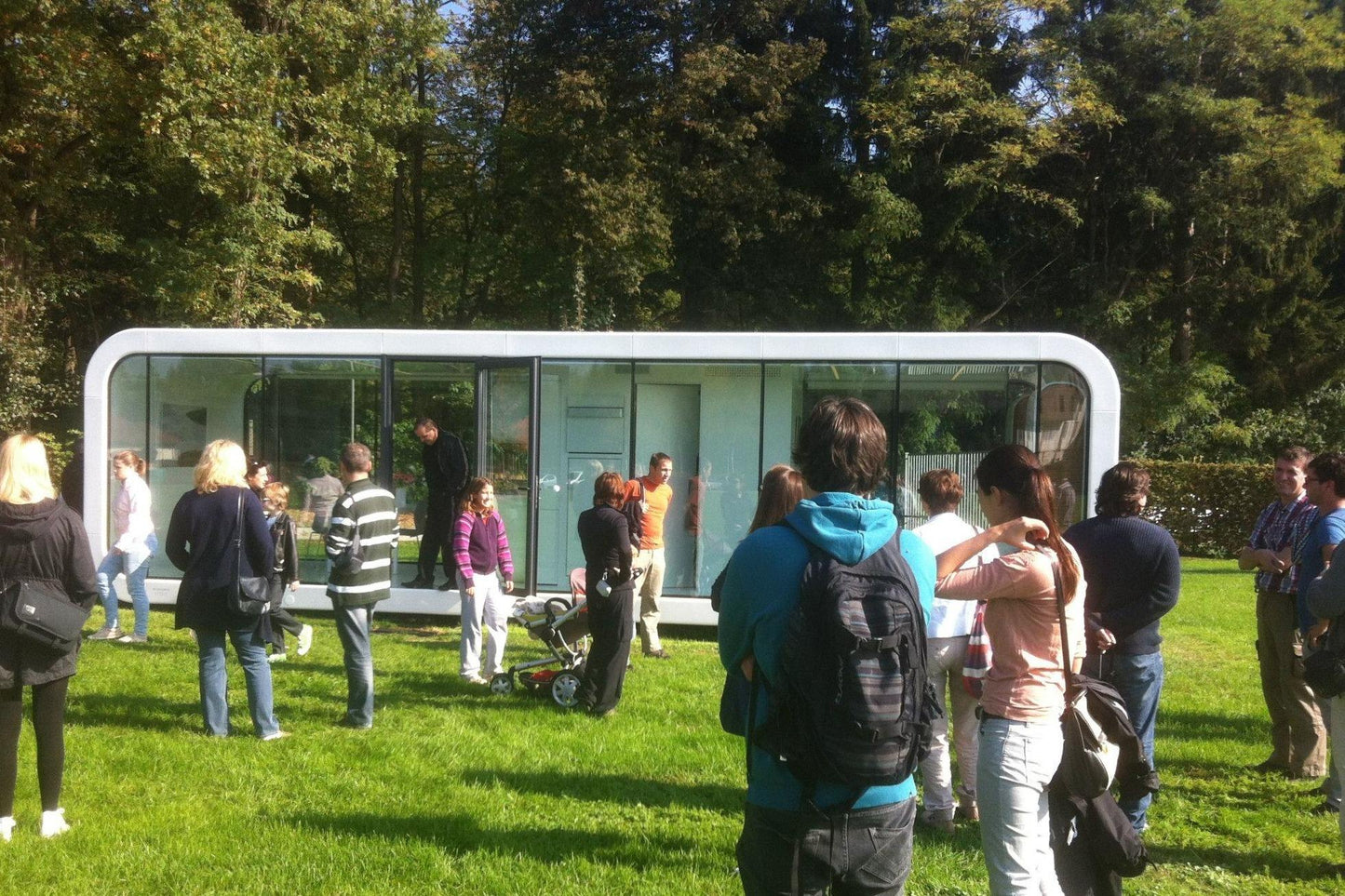 Panoramic Glass Unit: Modern Prefab Tiny Home Pod