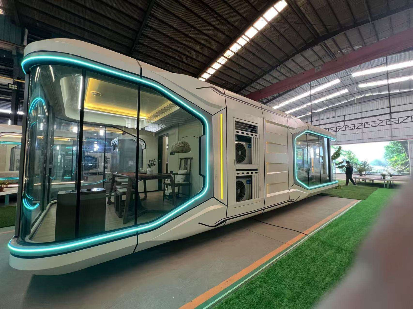 The "Apex" Series: Luxury Panoramic Tiny Home & Modular Resort Pod Unit