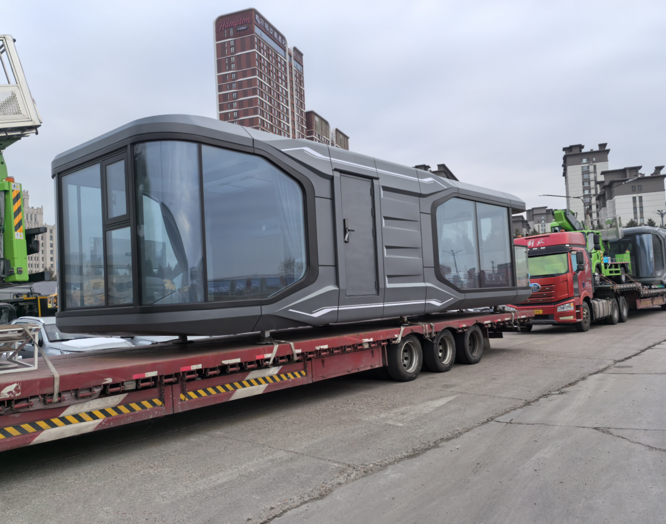 The "Apex" Series: Luxury Panoramic Tiny Home & Modular Resort Pod Unit